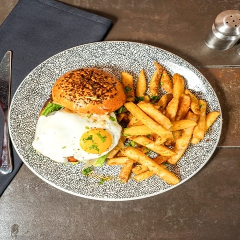 Indulge in Our Brunch Burger